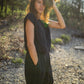 Katie Handwoven Cotton Set in Black