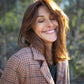 Julie Wool Blazer in Red and Brown Plaid Made to Order