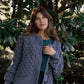 Quinn Wool Cardigan in Slate Made to Order