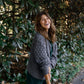 Quinn Wool Cardigan in Slate Made to Order