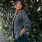 Quinn Wool Cardigan in Slate Made to Order