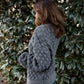 Quinn Wool Cardigan in Slate Made to Order