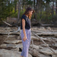 Katie Handwoven Cotton Set in Black and White Gingham