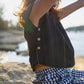 Katie Handwoven Cotton Set in Black and White Gingham