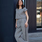 Katie Handwoven Cotton Set in Black and White Gingham Made to Order