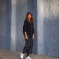 Quinn Wool Cardigan in Navy Made to Order
