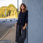 Quinn Wool Cardigan in Navy Made to Order