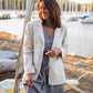 June Dress in Tiny Black and White Chambray Check