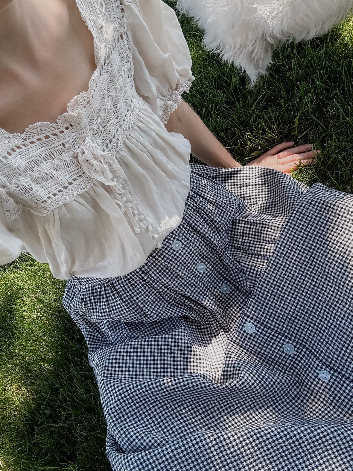 Perry Gathered Midi Skirt