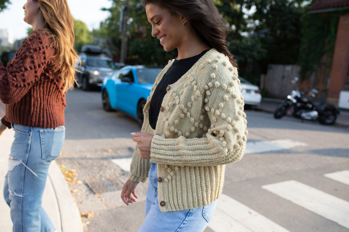 Hand Knit Nepali Wool Jill Sweater in Eggshell - Pre-Order 2/30