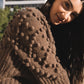 Hand Knit Nepali Wool Jill Sweater in Emerald Green Made to Order