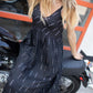 Silk Faro Dress in Black