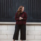 Baby Alpaca Pullover Sweater in Brown