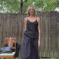Handwoven Cotton Skirt Set Black Made to Order