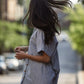 Paige Handwoven Cotton Relaxed Shirt Dress Made to Order