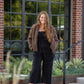 Dilsi Handwoven Cotton Overalls in Black Made to Order