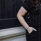 Katie Handwoven Cotton Set in Black Made to Order