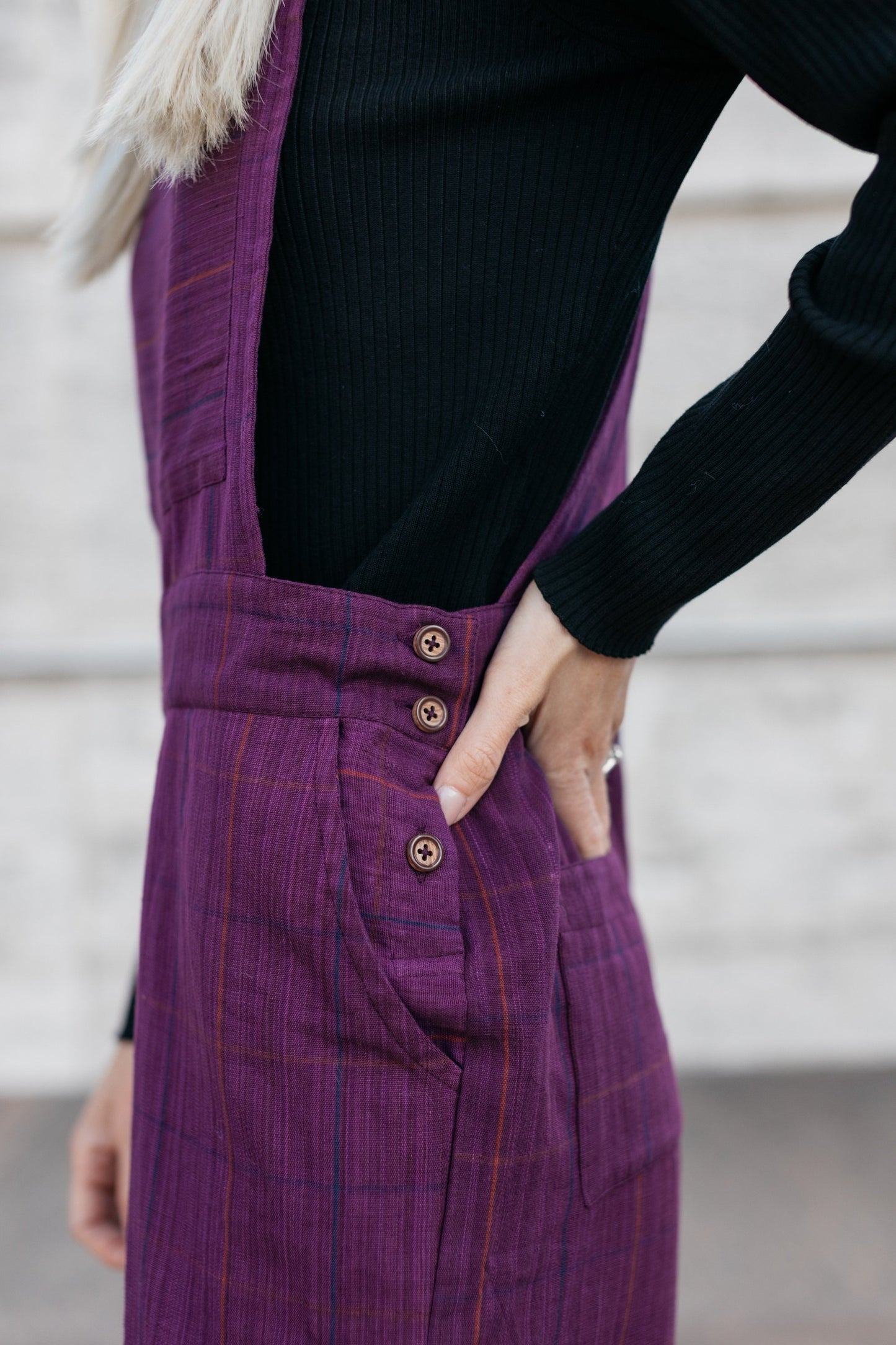 Dilsi Handwoven Cotton Overalls in Red - Pre-Order 2/30