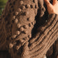Hand Knit Nepali Wool Jill Sweater in Brown Made to Order
